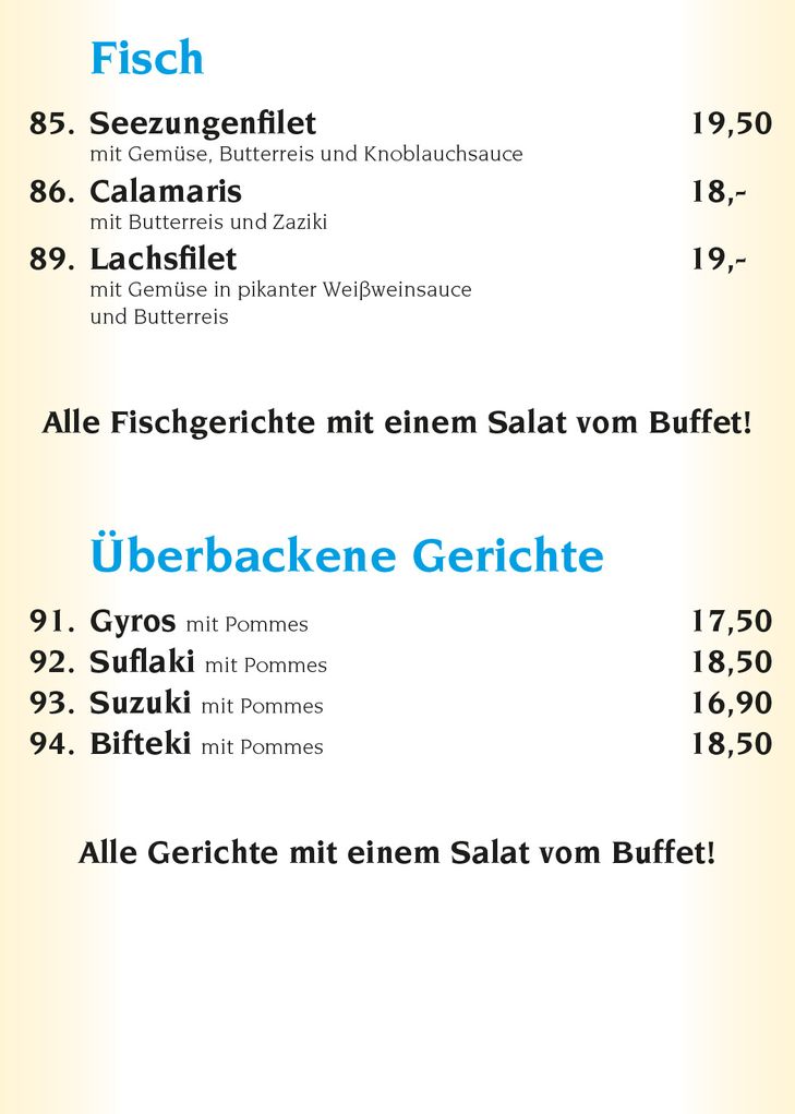 Klicken Sie sich durch unsere Speisekarte