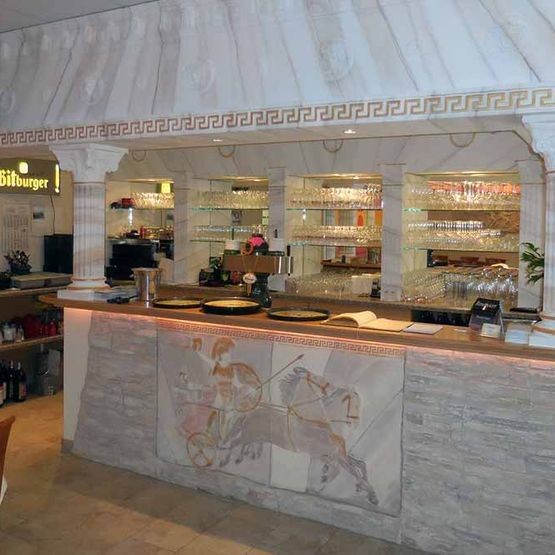 Gemütliches Ambiente bei OLYMPIA - Griechisches Restaurant